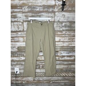 UB Tech mens hiking/outdoor classic‎ fit tan pants 34x30